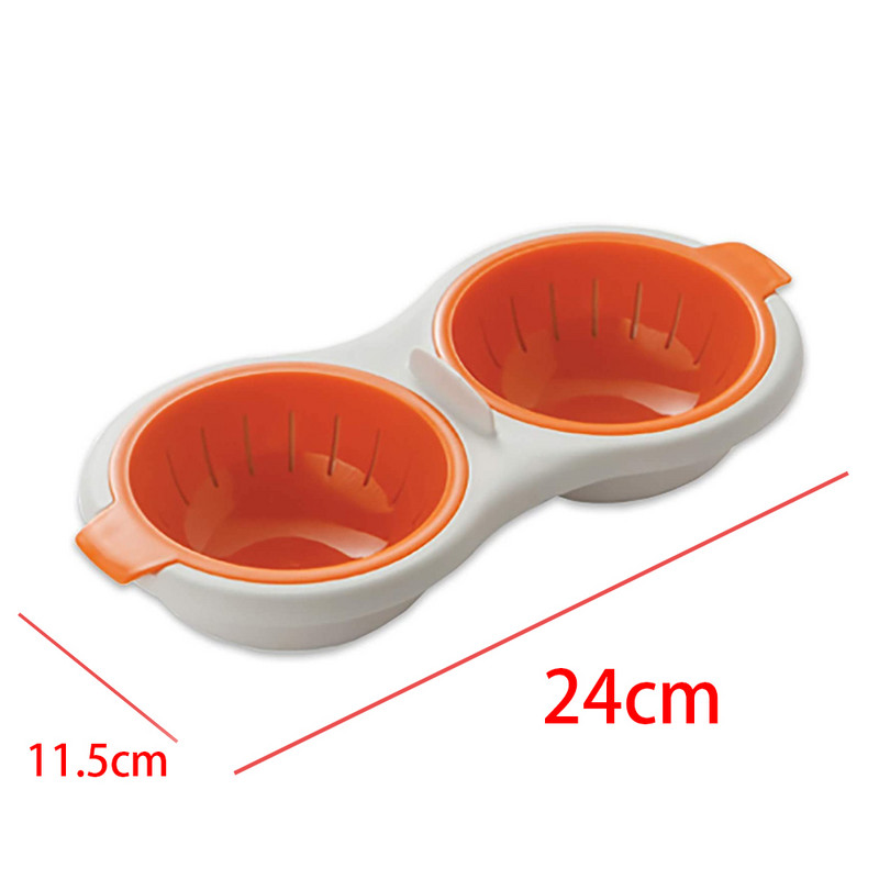Cazan de ouă Coacerea la abur Aparate de gătit Cuptor cu microunde Pozator de ouă de calitate alimentară Cupă dublă Gadget de bucătărie Accesorii Vase de gătit