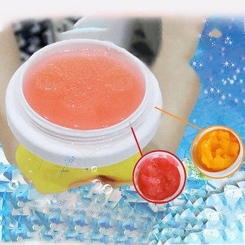 350 ml Quick-frozen Smoothies Cup Φιλικό προς το περιβάλλον, διπλό στρώμα σιλικόνης Slushy Ice Cream Maker Bottle Squeeze Slush Cooling Cup