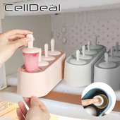 Set de matrițe pentru ghivece cu 4 grile Mașină de făcut în casă din silicon pentru ghiveciuri Forme pentru înghețată cu eliberare ușoară Forme reutilizabile pentru bricolaj Gadget-uri de bucătărie