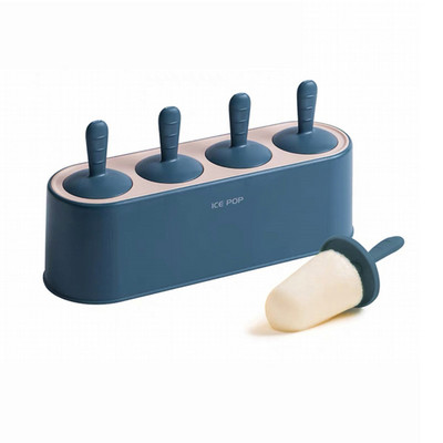 Set de matrițe pentru ghivece cu 4 grile Mașină de făcut în casă din silicon pentru ghiveciuri Forme pentru înghețată cu eliberare ușoară Forme reutilizabile pentru bricolaj Gadget-uri de bucătărie