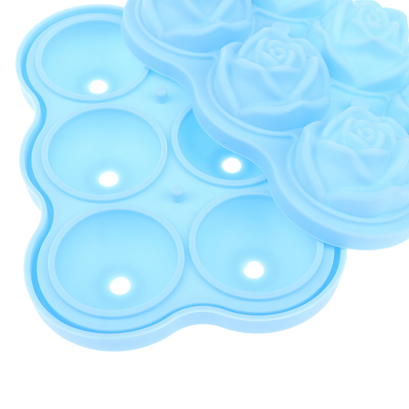 4/6 sloturi matriță din silicon Mold pentru săpun pentru decorare tort flori trandafir forme cuburi de gheață forme diy 3d rășină argilă ciocolată gheață coacere manual