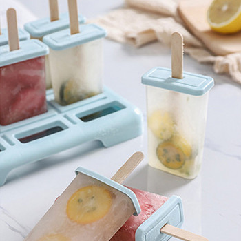 Σχήμα παγωτού Popsicles, Diy, Σπιτικό, Επαγγελματική παγωτομηχανή, Καλούπια για Popsicle, Δίσκος, Κουζίνα, Αξεσουάρ Diy