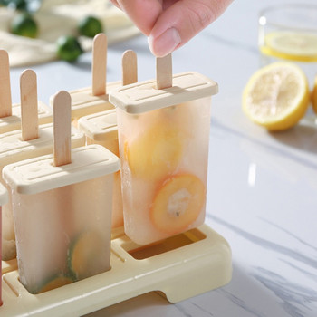 Σχήμα παγωτού Popsicles, Diy, Σπιτικό, Επαγγελματική παγωτομηχανή, Καλούπια για Popsicle, Δίσκος, Κουζίνα, Αξεσουάρ Diy