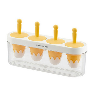 Mold din silicon reutilizabil pentru înghețată, în formă de munte de zăpadă mic, ușor de curățat, mini dentiție DIY pentru copii mici