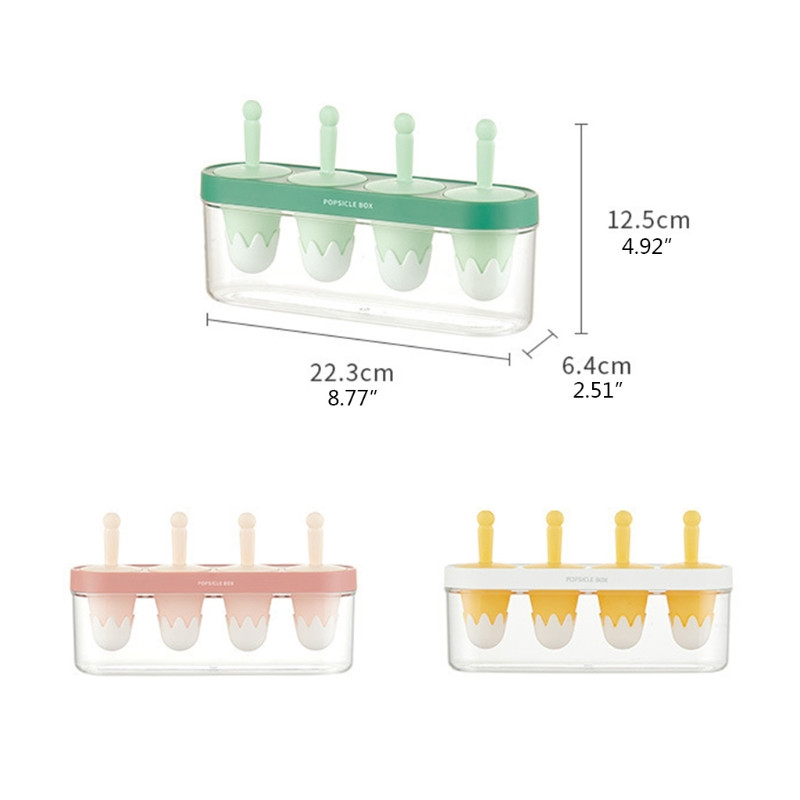 Mold din silicon reutilizabil pentru înghețată, în formă de munte de zăpadă mic, ușor de curățat, mini dentiție DIY pentru copii mici