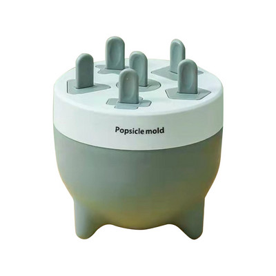 6 celule de formă rotundă DIY Maker de înghețată Forme pentru palete Forme pentru desert Bucătărie 6 celule Mucegai pentru acadele Tavă Bar Instrumente Accesoriu de vară