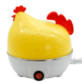 Csirke alakú elektromos 7 lyukú tojásbojler gőzölős tűzhely Konyhai főzőeszköz