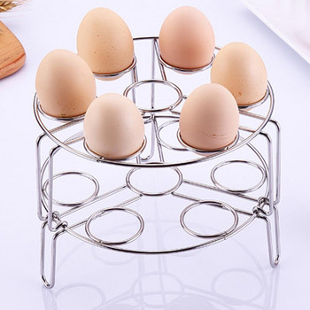 Σχάρα αυγών στον ατμό με πολλαπλές τρύπες Στοιβαζόμενη σχάρα ατμού αυγών που εξοικονομεί χώρο από ανοξείδωτο ατσάλι Στιγμιαία γλάστρες Σχάρα αυγών για το σπίτι
