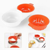 Uus mikrolaineahjus munade pošeerija Pošeeritud munamasin munakeetja pošeeritud munade auruti koduköögi vidin Tervisliku hommikusöögi toiduvalmistamisnõu