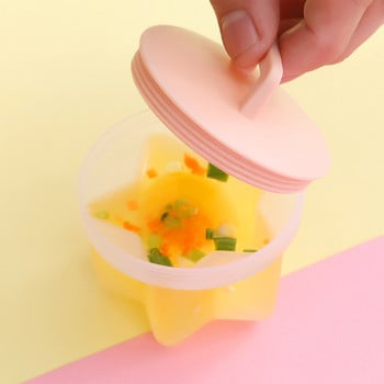 4 τμχ /Σετ Cute Egg Boiler Plastic for Children Egg Steamer Egg Poacher Cooker Tools Mould egg Mold Pancake Maker Αξεσουάρ κουζίνας