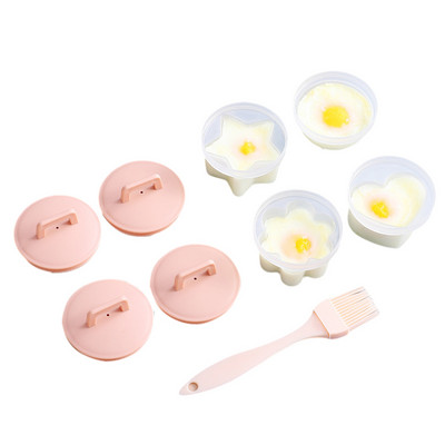 4 buc/set drăguț boiler de ouă din plastic pentru copii ouă cu aburi braconier ouă instrumente de gătit matriță pentru ouă aparat de clătite accesorii de bucătărie