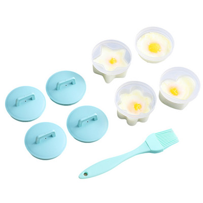 4 buc/set drăguț boiler de ouă din plastic pentru copii ouă cu aburi braconier ouă instrumente de gătit matriță pentru ouă aparat de clătite accesorii de bucătărie