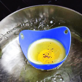 Υψηλής θερμοκρασίας λέβητας αυγών σιλικόνης Ζεστό Creative Cooker Steamer Holder Egg Poachers Baby Steaming Bowl 6pc/lot