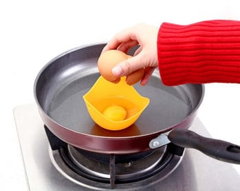 Meijuner 4PCS/8PCS/12PCS/16PCS Silicone Egg Poacher Poaching Poaching Poaching Pan Mold Kitchen Cooking Tool Cooking Pods