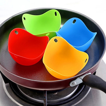 Meijuner 4PCS/8PCS/12PCS/16PCS Silicone Egg Poacher Poaching Poaching Poaching Pan Mold Kitchen Cooking Tool Cooking Pods