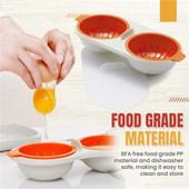 Virtuves tvaicētu olu komplekts Mikroviļņu krāsnis Ēdiena gatavošanas rīki Mikroviļņu krāsnis Olu malucis Pārtikas trauki Divu tasīšu olu katls