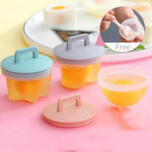 4 buc/set Copii Cazan Ouă Braconieri Kawayi Formă Ouă Pentru Copii Accesorii de bucătărie Instrument de gătit Budincă Ciocolată Desert Mold