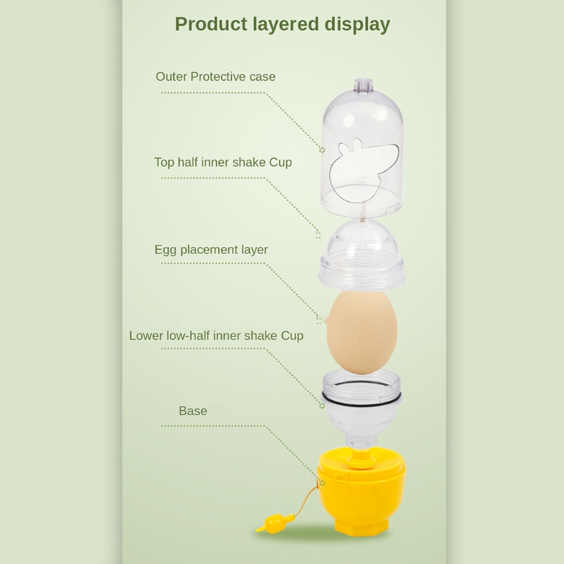 Batător de proteine gălbenuș de ou Bătător de ouă de aur Mixer portabil de mână tras de mână Mixer rotativ Instrument pentru ouă de bucătărie unelte de bucătărie