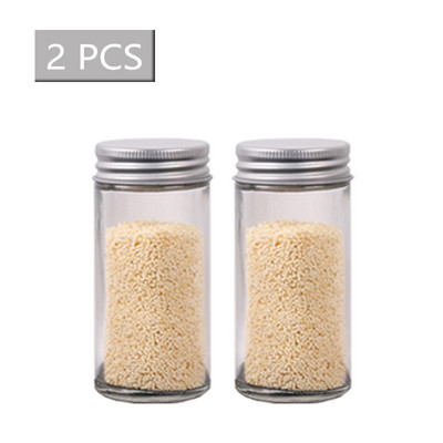 Cutie de condimente Capac Oală pentru condimente Sticlă de condimente Accesorii și materiale de bucătărie din sticlă Set de recipiente pentru sare de sticlă Borcan de condimente