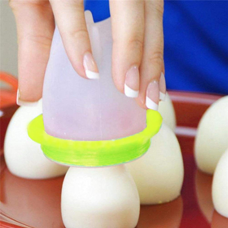 6vnt/komplektas Silikoniniai kiaušinių brakonieriaus puodeliai Kiaušinių viryklė Kietai virtas kiaušinis be lukšto Omleto formelės Kiaušinių įrankiai Virtuvės prietaisai