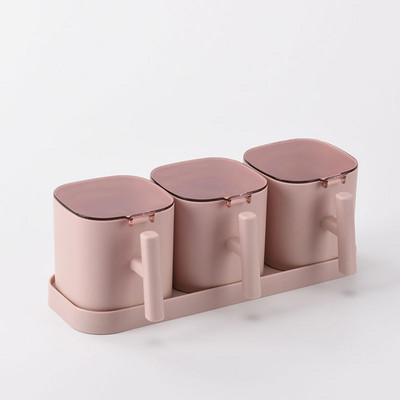 Set cutii de condimente Piper Zahăr Sare Condimente Borcane de depozitare Gadget Accesorii de bucătărie Organizator Container condimente