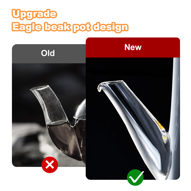 Boca za kuhinjsko ulje od 700 ml, automatska boca za ocat, dozator za ulje, stakleni kuhinjski dozator za ulje, kuhinjski dodaci