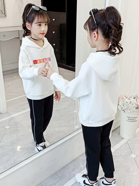 Hanorac cu glugă pentru copii pentru fete