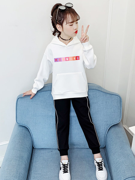 Hanorac cu glugă pentru copii pentru fete