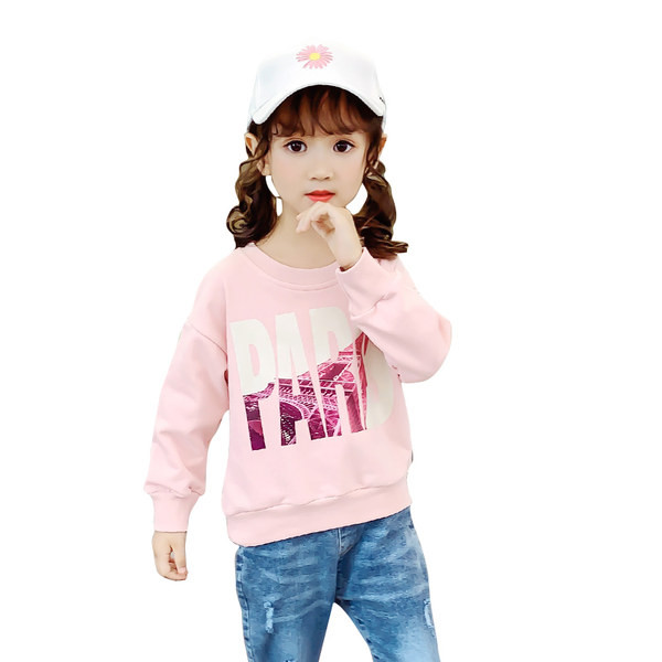 Bluză casual pentru copii cu inscripție pentru fete