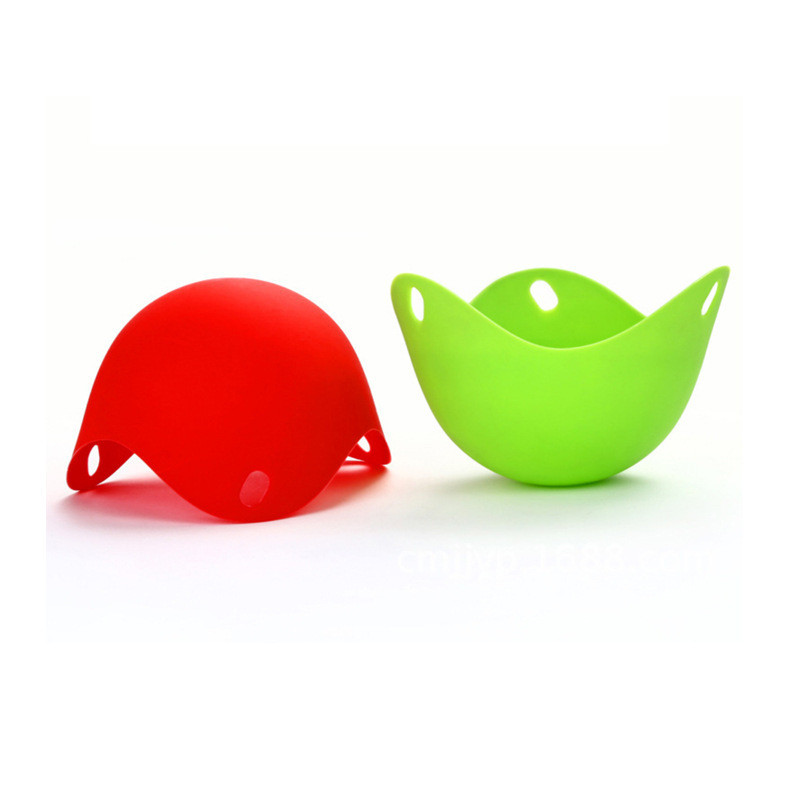 Szilikon tojásos konyhai főzőeszköz 4 DB-16 DB orvvadász orvvadász hüvelyek serpenyőforma tartozékok