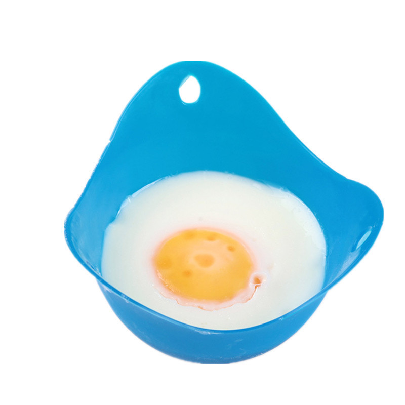 Szilikon tojásos konyhai főzőeszköz 4 DB-16 DB orvvadász orvvadász hüvelyek serpenyőforma tartozékok