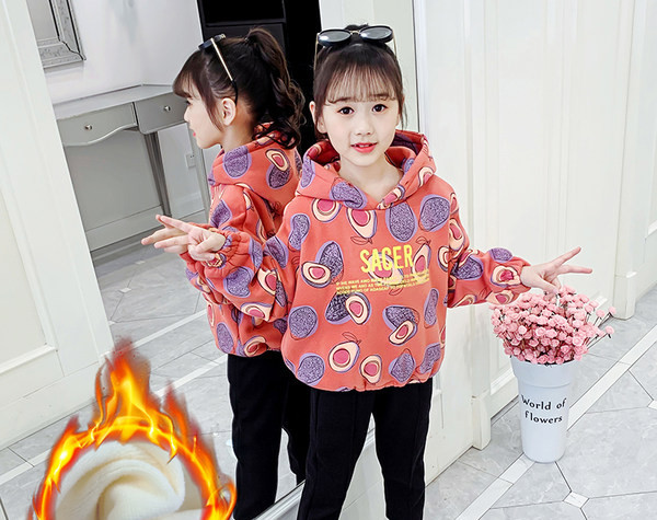 Šiuolaikiški vaikiški žieminiai rūbai mergaitėms su gobtuvu