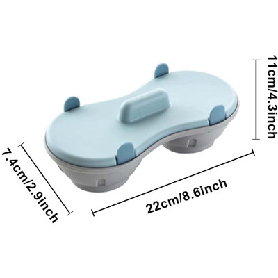 Κουτί αυγών στον ατμό Creative μικροκυμάτων Δίσκος αυγών στον ατμό Δίσκος δύο χωριστών αυγών ατμομάγειρας Κουζίνας Κουζίνας φούρνου Αυγών Φόρμα φούρνου μικροκυμάτων