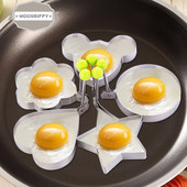 5PC Ouă Mold Rvs Omletă Ei Bakken Schimmel Liefde Bloem Ster Vorm Ei Pannenkoek Ring Voor Gebakken Ei keuken Instrument gadget de bucătărie
