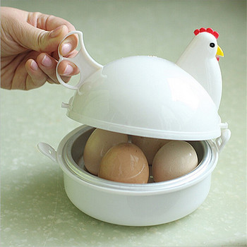 Ατμομάγειρα αυγών Φούρνος μικροκυμάτων σε σχήμα κοτόπουλου Κουζίνα αυγών Κουζίνα ρυζιού Καινοτομία Συσκευές μαγειρικής κουζίνας Ατμιστήρας Οικιακά εργαλεία