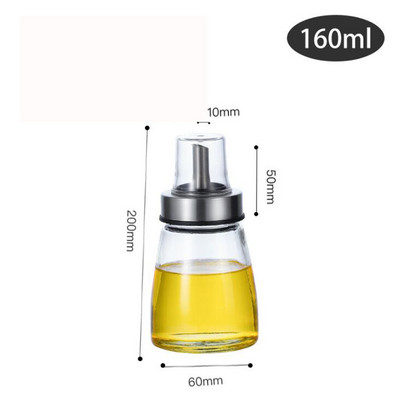 Konyhai tartós, magas boroszilikát üveg olajos üveg szójaszószos üveg ecetes edény szivárgásmentes fűszerezés tároló palack Konyhai kütyük