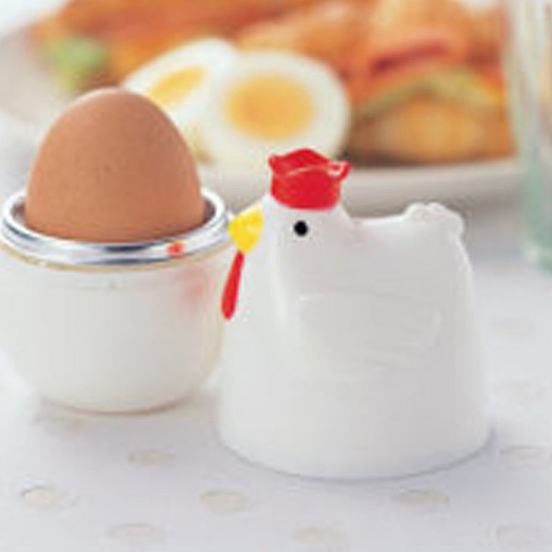Cazan de ouă pentru cuptor cu microunde Cazan de ouă ușor de utilizat Boiler de ouă ușor de utilizat Forma de pui fără fir Moale Mediu Tare Boiler de ouă