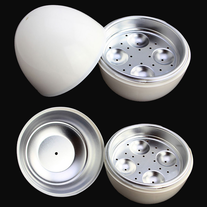 Ouă Aburi Cuptor cu microunde Ouă Poacher în formă de pui 4 ouă Boiler Vase de gătit Aparate de gătit Bucătărie Noutăți Accesorii Instrument de casă