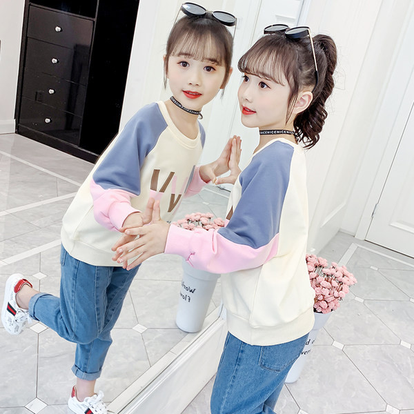 Hanorac pentru copii pentru fete cu maneci lungi