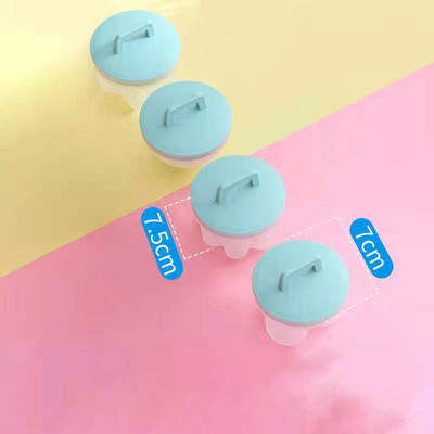 Practic 4 bucăți/set drăguț pentru braconaj de ouă din plastic, fierbător de ouă, unelte pentru gătit ouă, unelte pentru forma de matriță pentru ouă, cu capac, perie, clătite