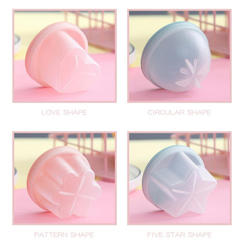 Practic 4 bucăți/set drăguț pentru braconaj de ouă din plastic, fierbător de ouă, unelte pentru gătit ouă, unelte pentru forma de matriță pentru ouă, cu capac, perie, clătite