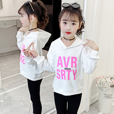 Új modell gyerek pulóver felirattal lányoknak