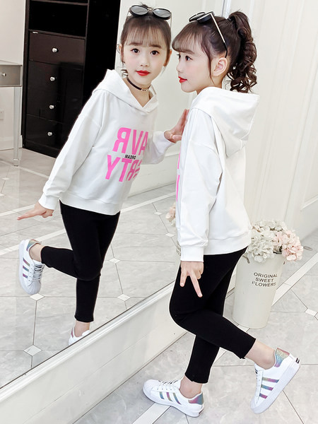 Új modell gyerek pulóver felirattal lányoknak