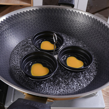 Нови прибори за кухня Форма за задушени яйца 304 Незалепваща варено пържено яйце от неръждаема стомана Кухненски комплекти за закуска