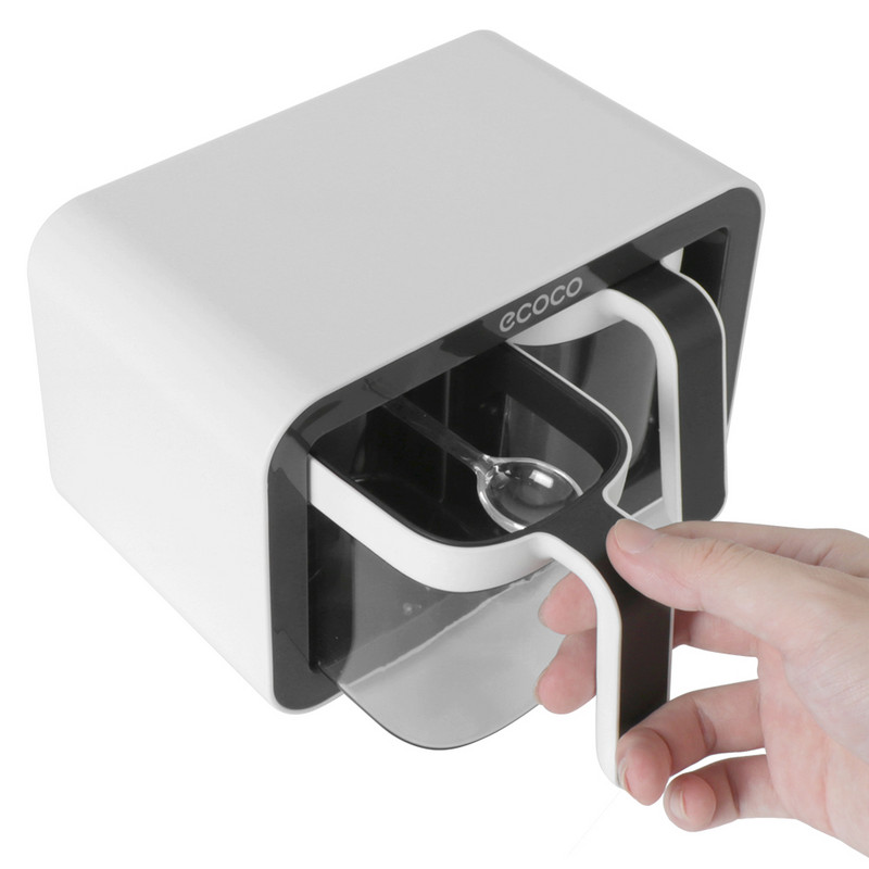 Cukraus dubenėlis Druskos plaktuvas Prieskonių indelis prie sienos tvirtinamas virtuvės reikmenys Prieskonių dėžutės Prieskonių lentynos Organizatorius su šaukštais laikymo rinkinys