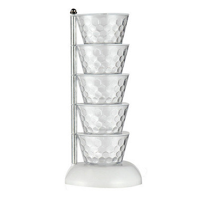 Függőleges, forgatható fűszeres doboz átlátszó, forgatható kivitelű fűszerdobozsal sótartó kanálhoz, forgó állványos konyhai eszközökhöz