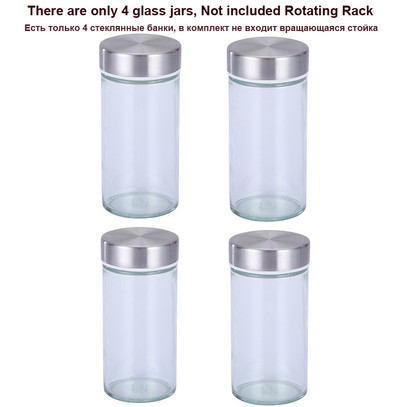 Rozsdamentes acél fűszeres tégely címkével, munkalapon található fűszertorony forgó állványos fűszertartály rendszerező paprika fűszerező edény