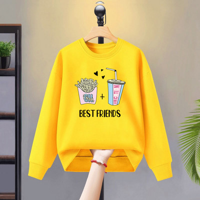 Bluză casual cu imprimeu pentru copii model nou pentru fete