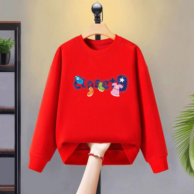 Divatos pulóver lányoknak színes mintával