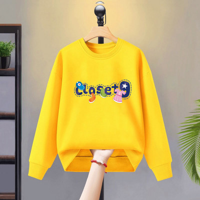 Divatos pulóver lányoknak színes mintával